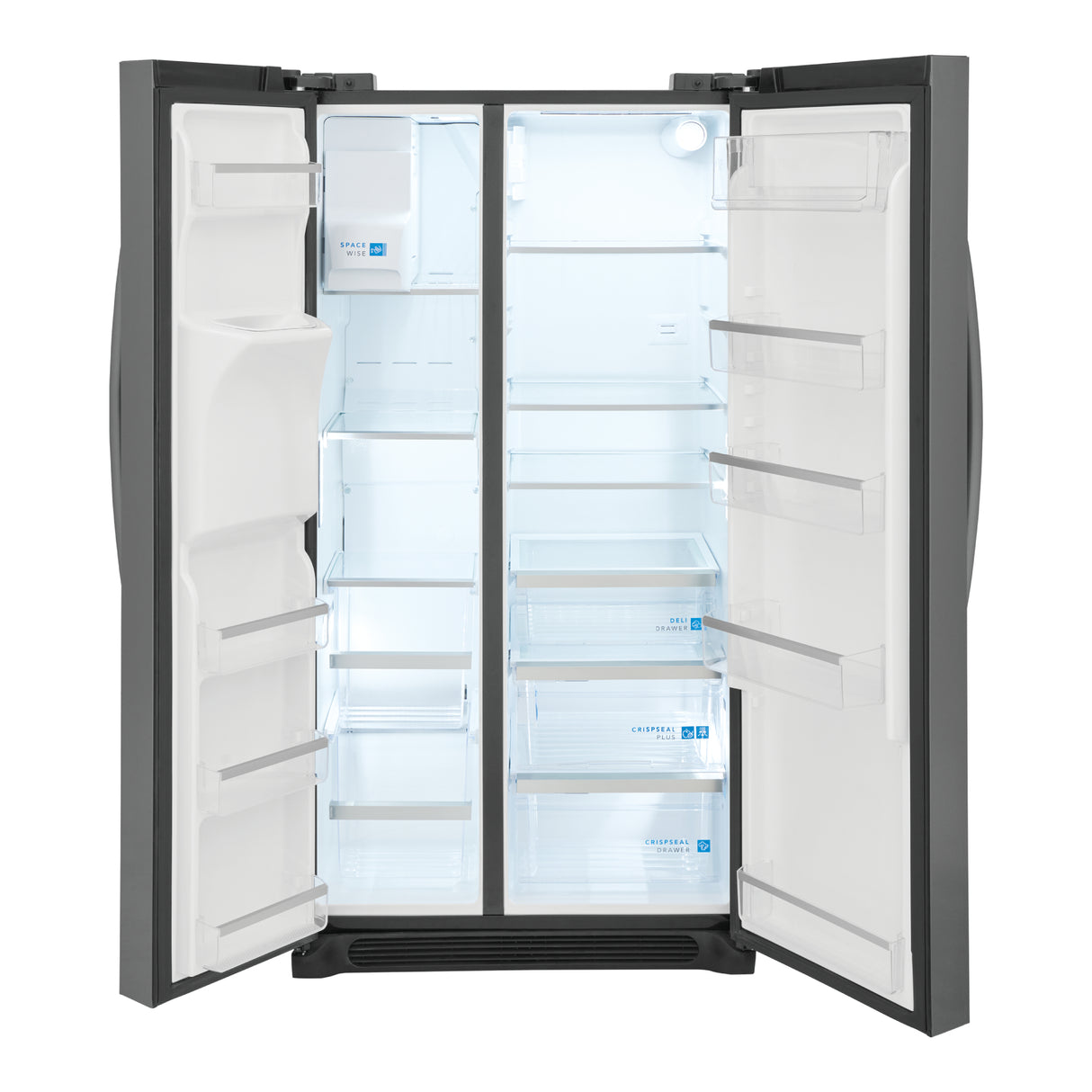 Réfrigérateur côte à côte 36 po, 22,2 pi³ Inox noir - Frigidaire Gallery avec distributeur d'eau