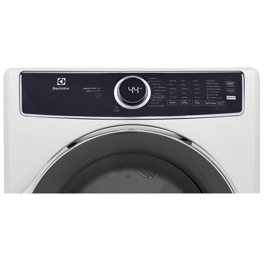 Sécheuse à chargement frontal au gaz 8 pi³ blanche