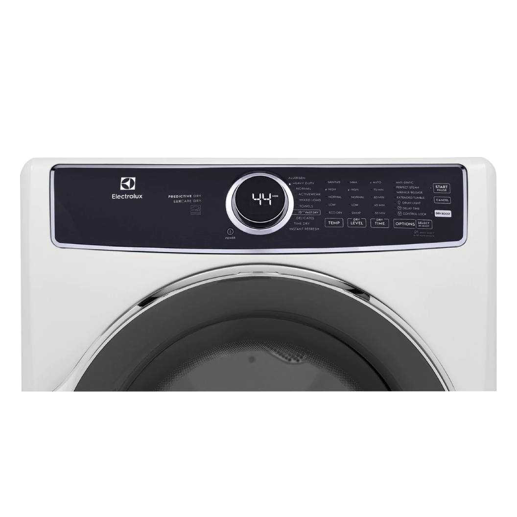 Sécheuse à chargement frontale 8 pi³, blanche