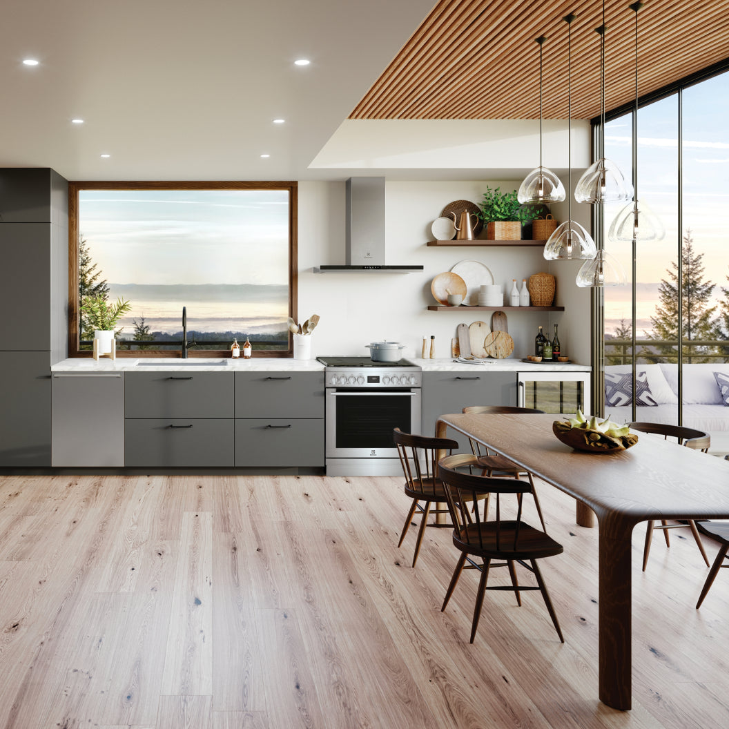 Cuisinière biénergie 30 po, 4,6 pi³ Inox avec Brûleurs scellés, Convection et Nettoyage à la vapeur