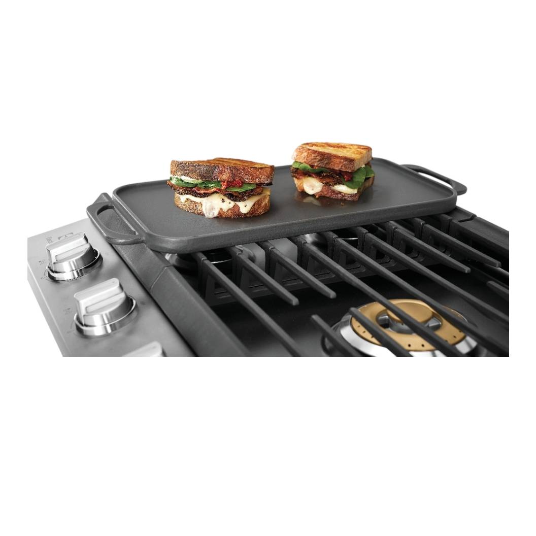 Plaque de cuisson au gaz 36 po Inox avec 5 brûleurs