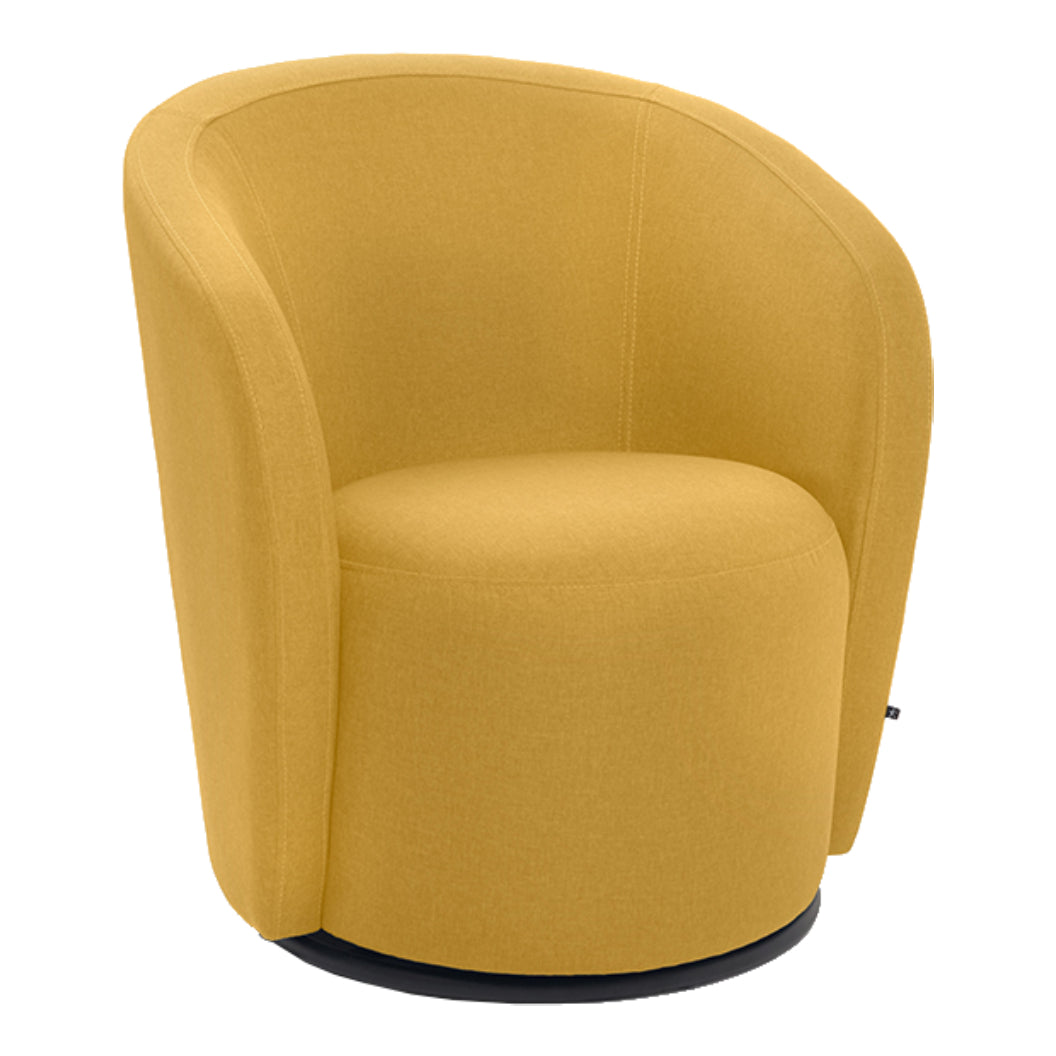 Fauteuil d'appoint pivotant en tissu - Luka