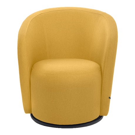 Fauteuil d'appoint pivotant en tissu - Luka