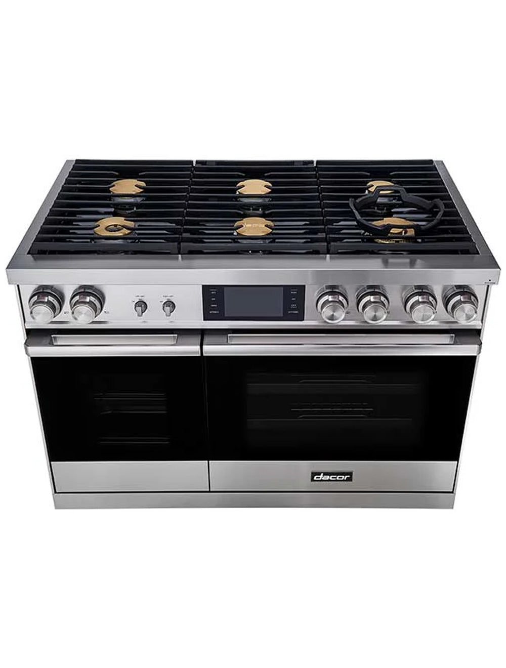 Cuisinière biénergie autoportante 48 po. Argent
