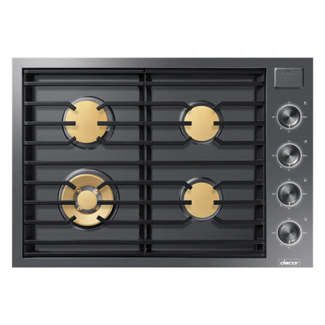 Plaque de cuisson au gaz 30 po. avec 4 brûleurs