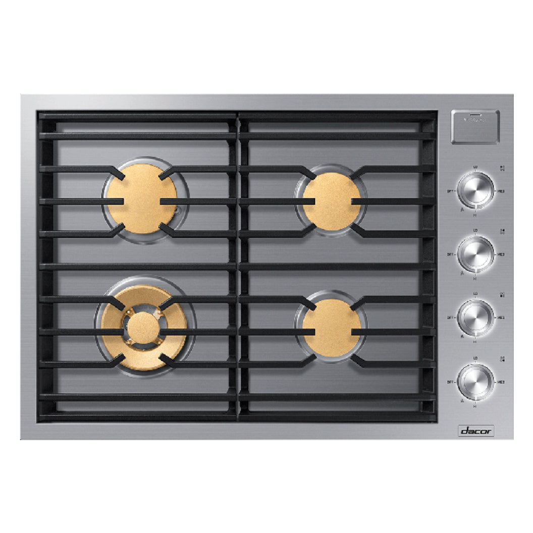 Plaque de cuisson au gaz 30 po. avec 5 brûleurs