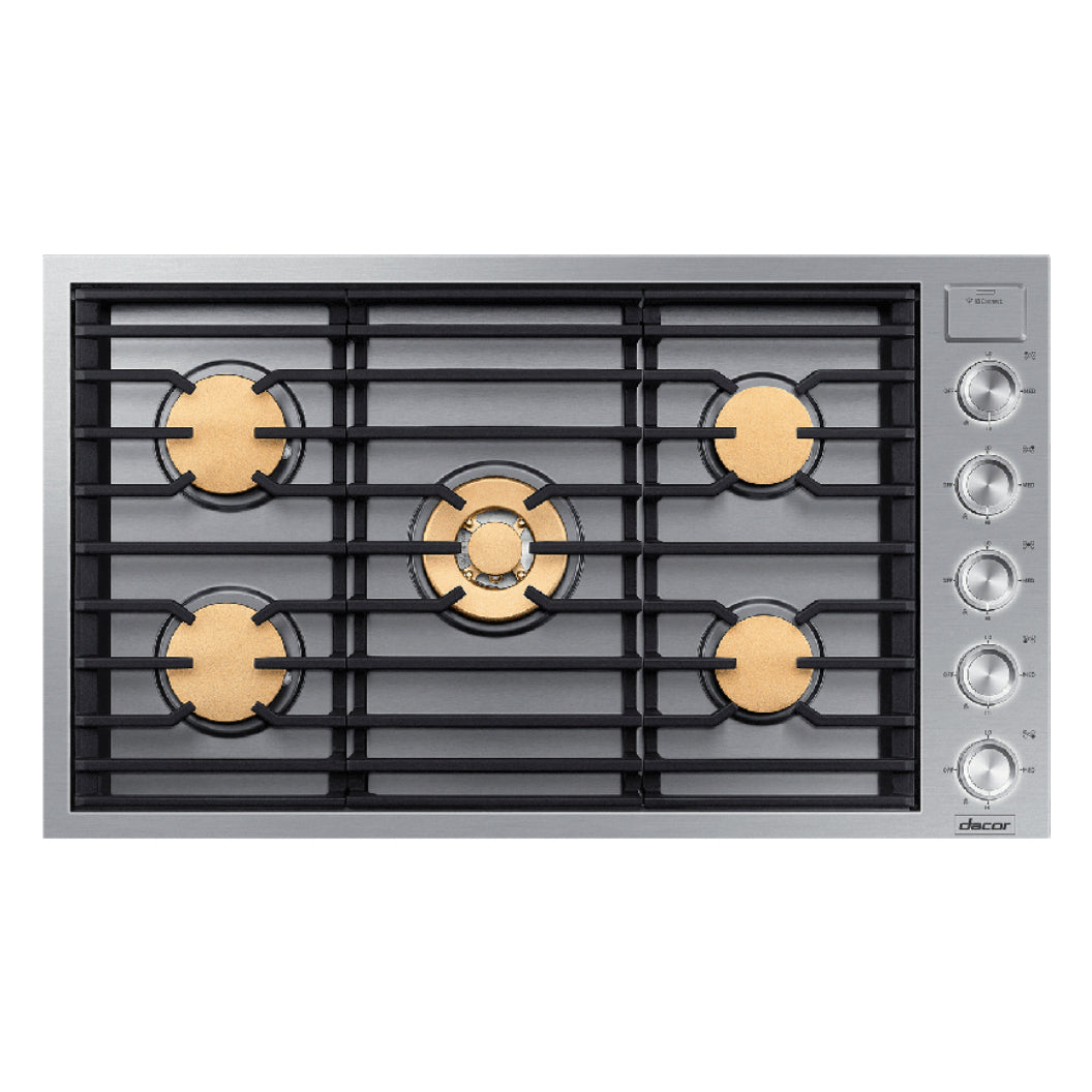 Plaque de cuisson au gaz 36 po. avec 5 brûleurs