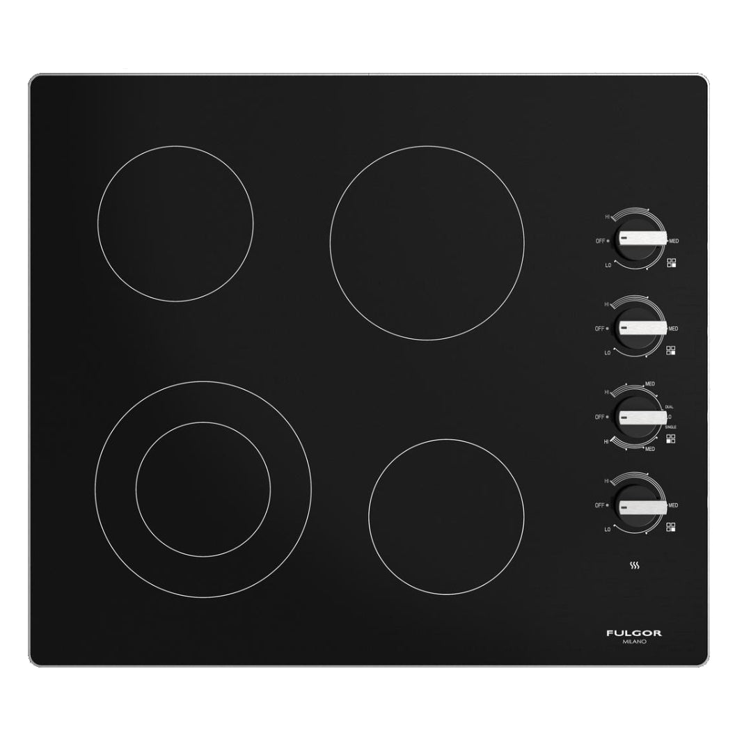 Plaque de cuisson électrique 24 po. à 4 zones