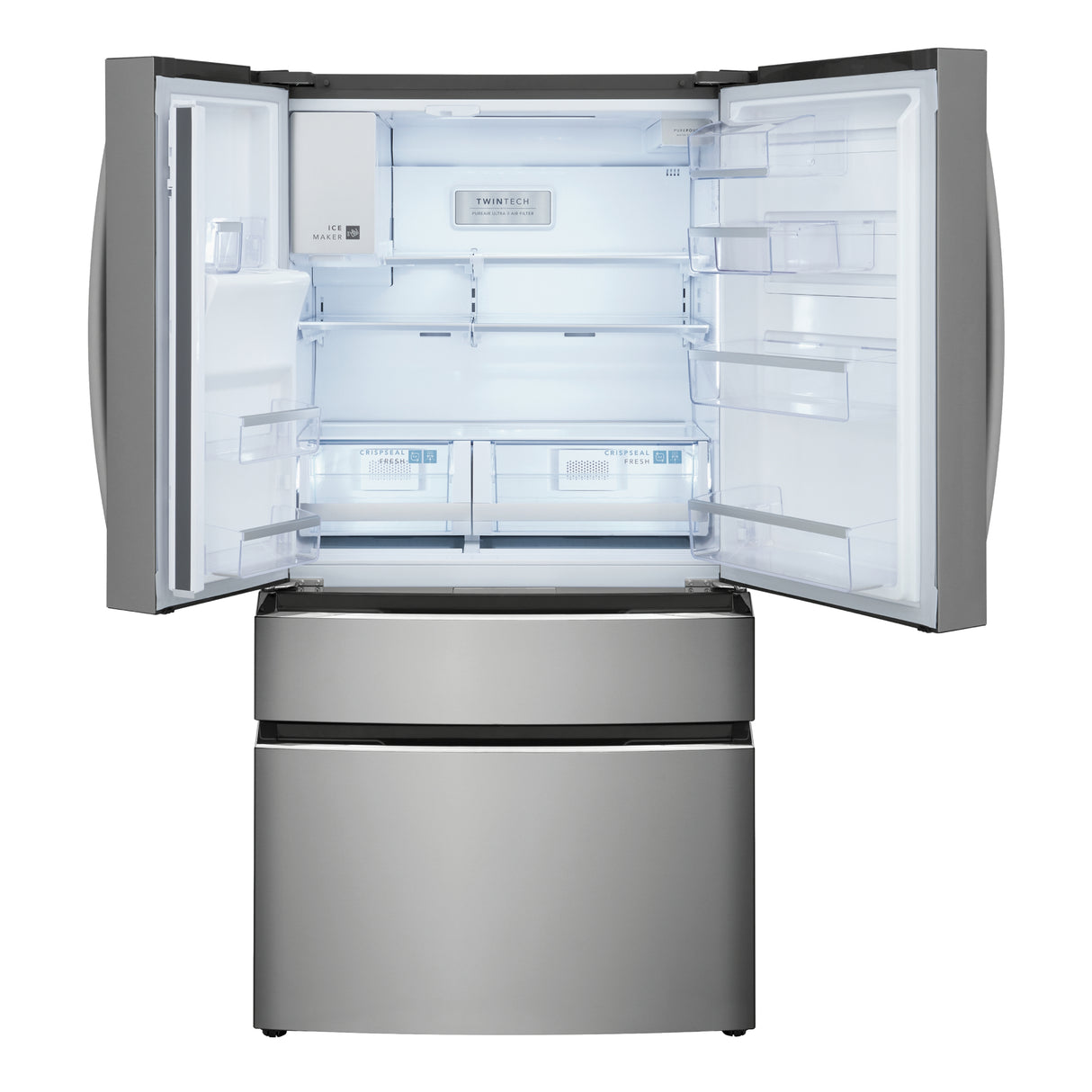 Réfrigérateur portes françaises Inox 36po