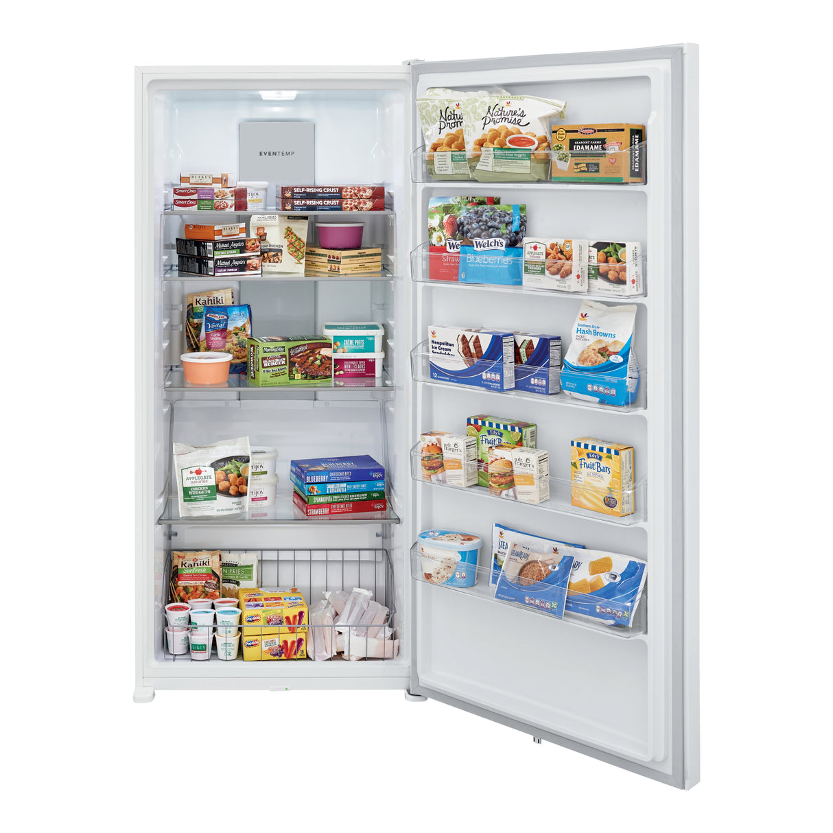 Congélateur vertical 33 po, 20,0 pi³ Blanc avec porte réversible & EvenTemp™