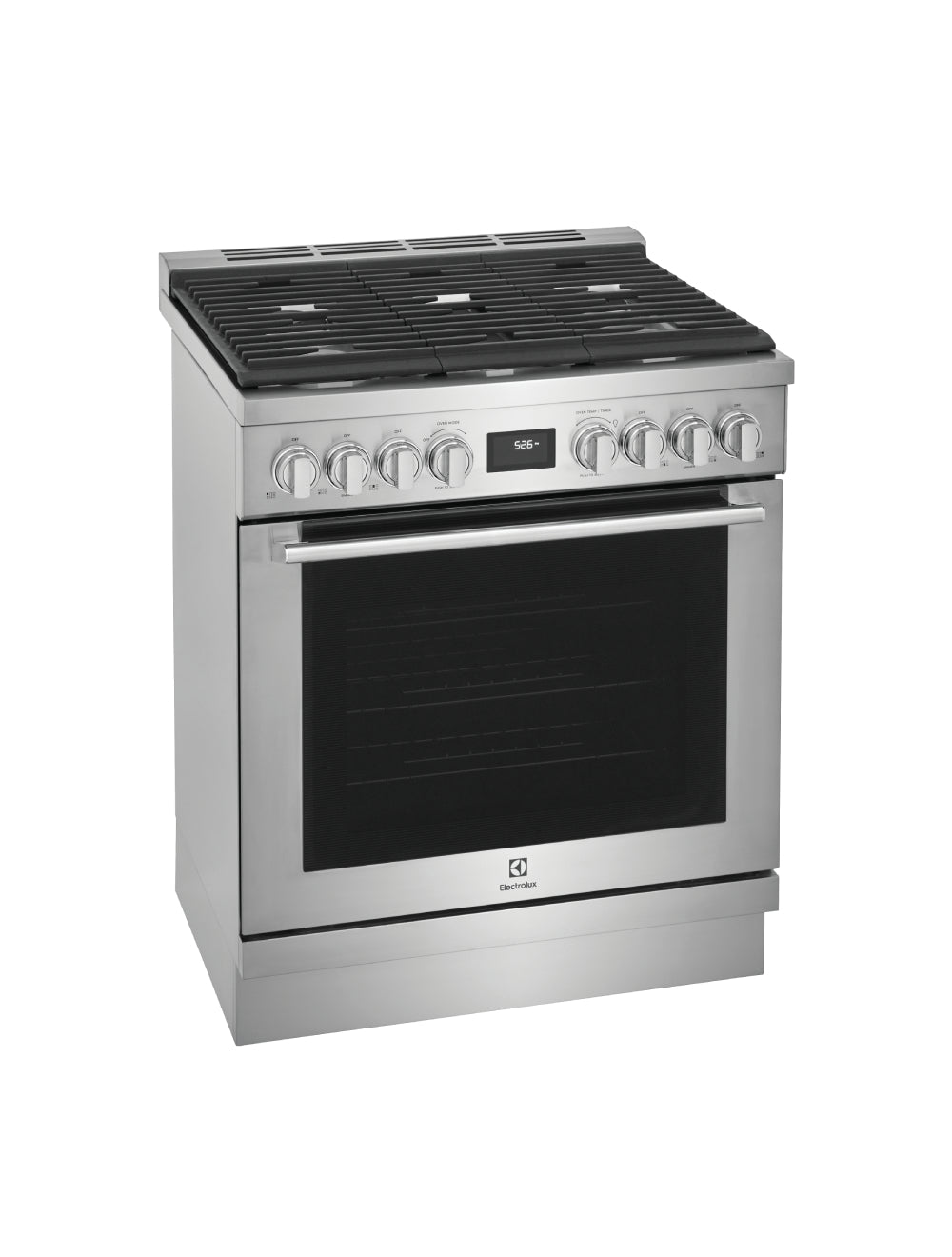 Cuisinière au gaz 30 po, 4,5 pi³ Inox avec convection véritable