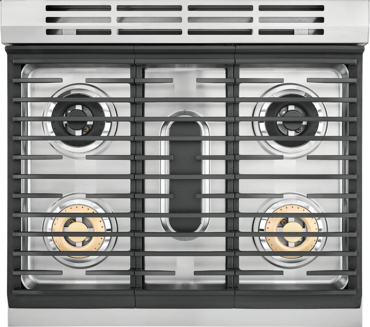 Cuisinière au gaz 30 po, 4,5 pi³ Inox avec convection véritable