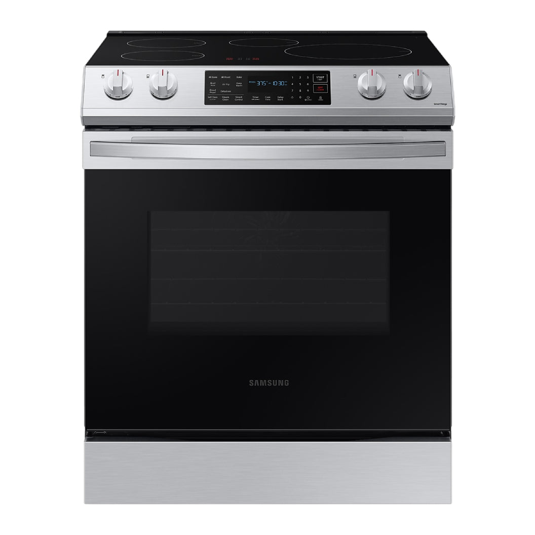 Cuisinière à induction encastrable 30 po 6,3 pi³ Inox - Air Fry et brûleur de 3800 W