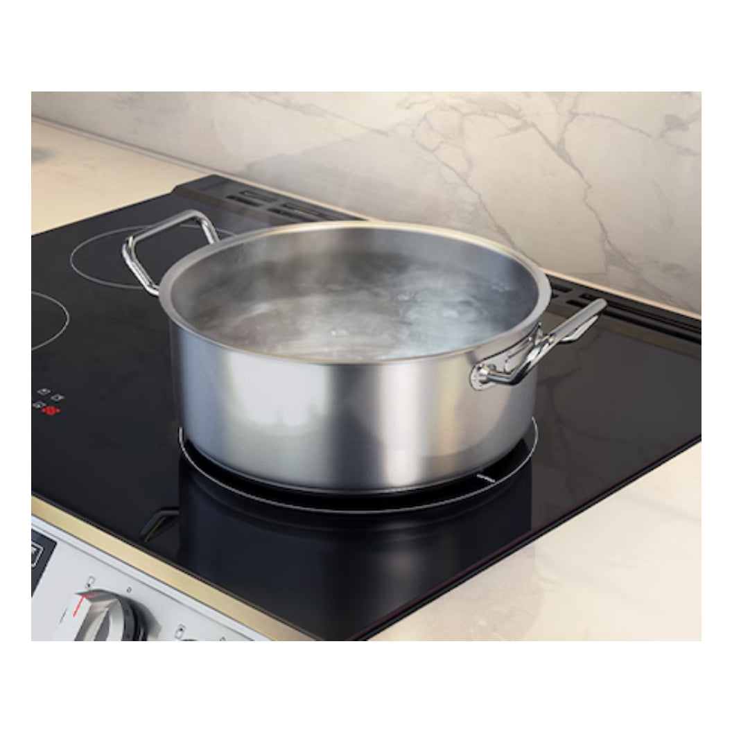 Cuisinière à induction encastrable 30 po 6,3 pi³ Inox - Air Fry et brûleur de 3800 W