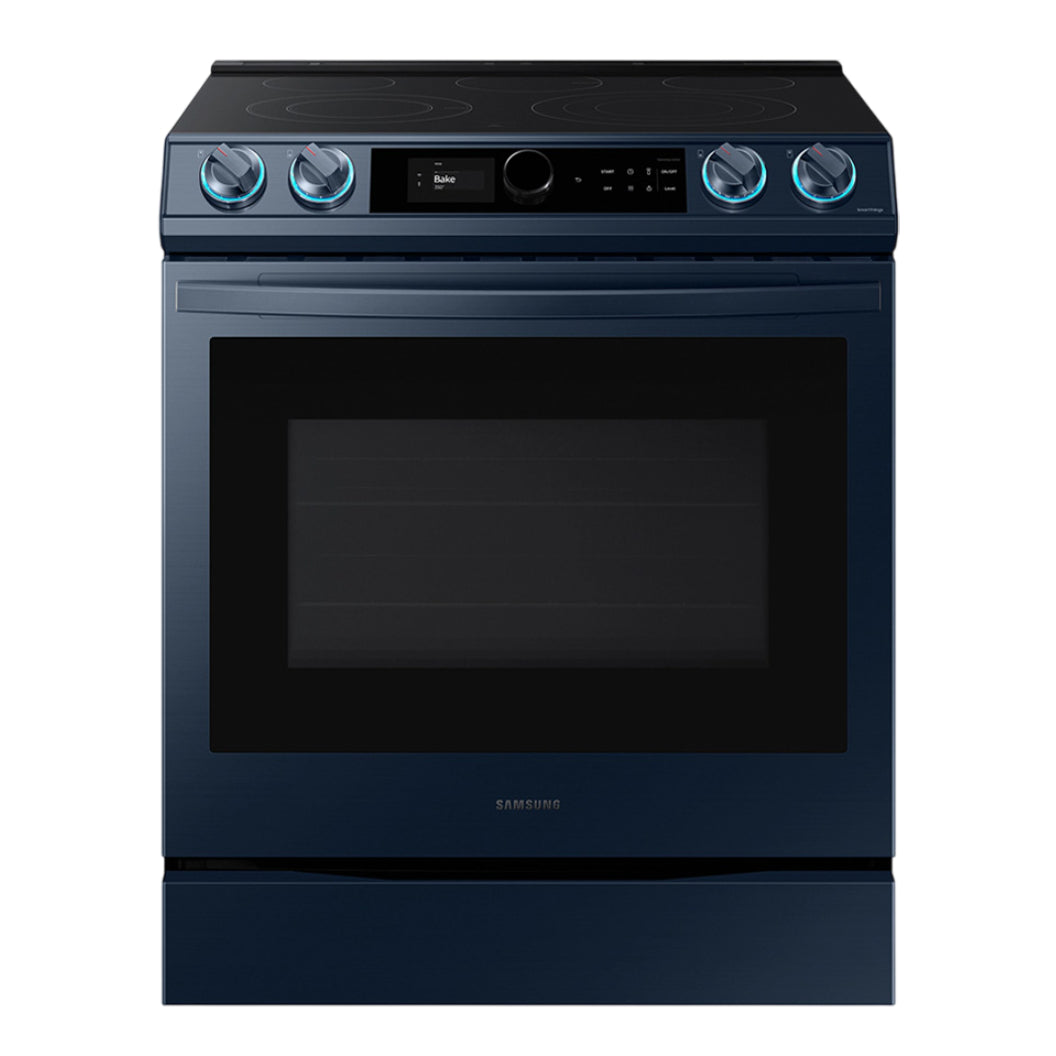 Cuisinière électrique encastrable 30 po. 6,3 pi³ bleu marine