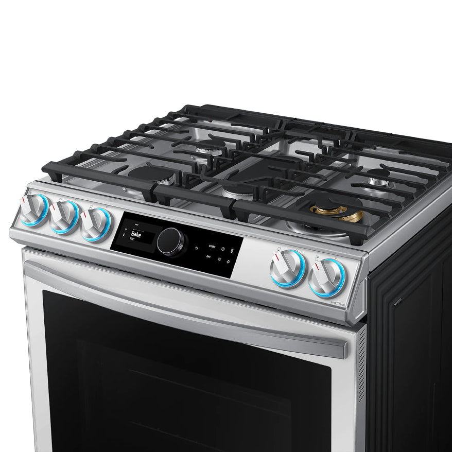 Cuisinière au gaz encastrable 30 po, 6,0 pi³ avec Air Fry et Autonettoyage - Série Bespoke