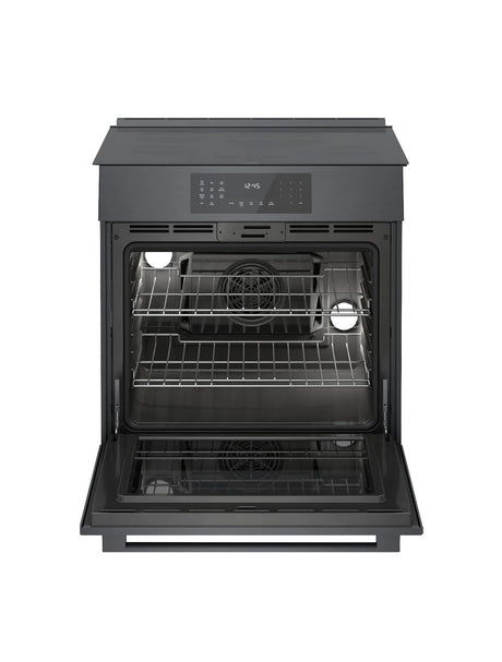 Cuisinière à induction encastrable 30 po, 4,6 pi³ - Série 800 avec Convection pro & tiroir réchaud