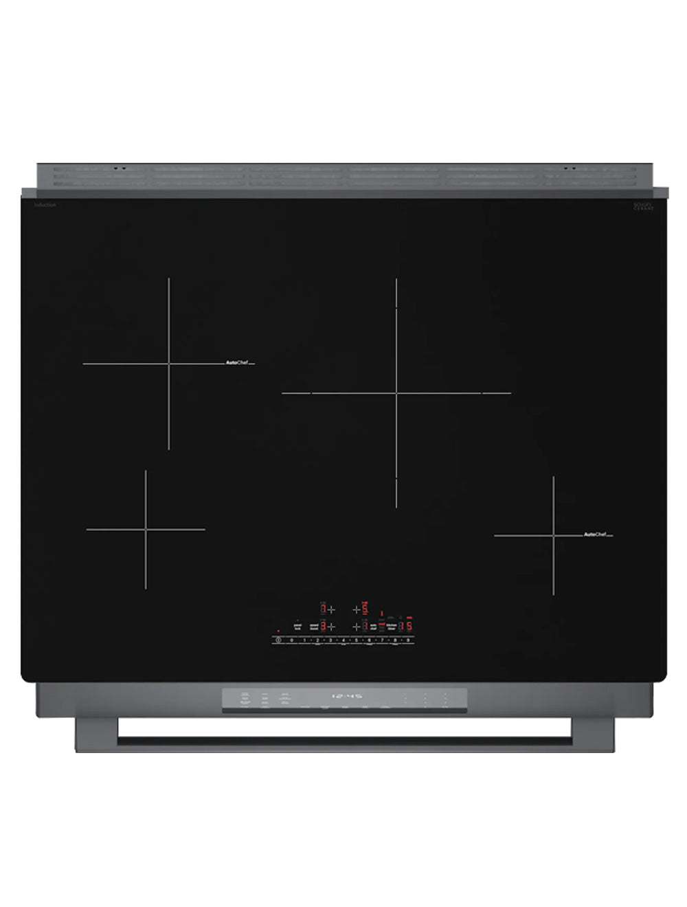 Cuisinière à induction encastrable 30 po, 4,6 pi³ - Série 800 avec Convection pro & tiroir réchaud