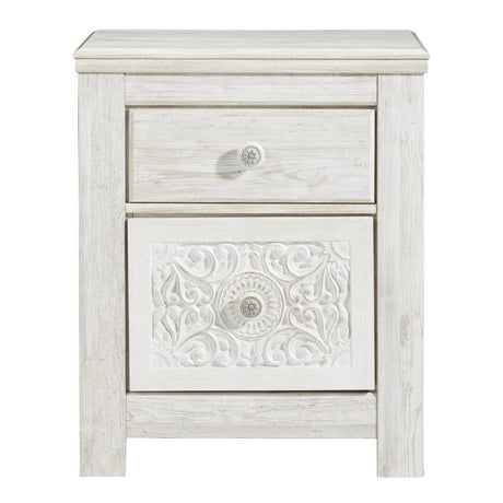 Table de chevet Blanc antique en bois -  Paxberry