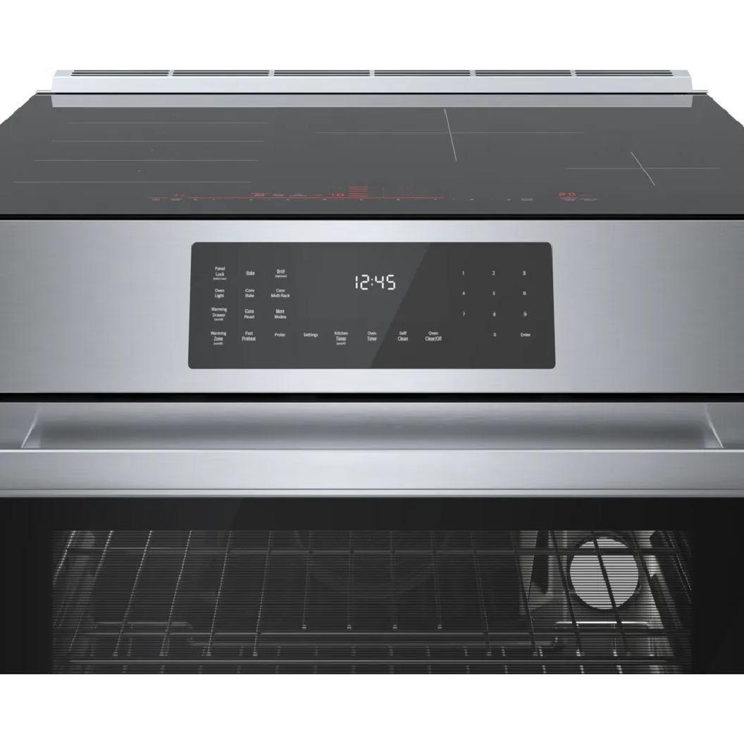 Cuisinière à induction encastrable 30 po Inox - Série Benchmark avec Tiroir réchaud