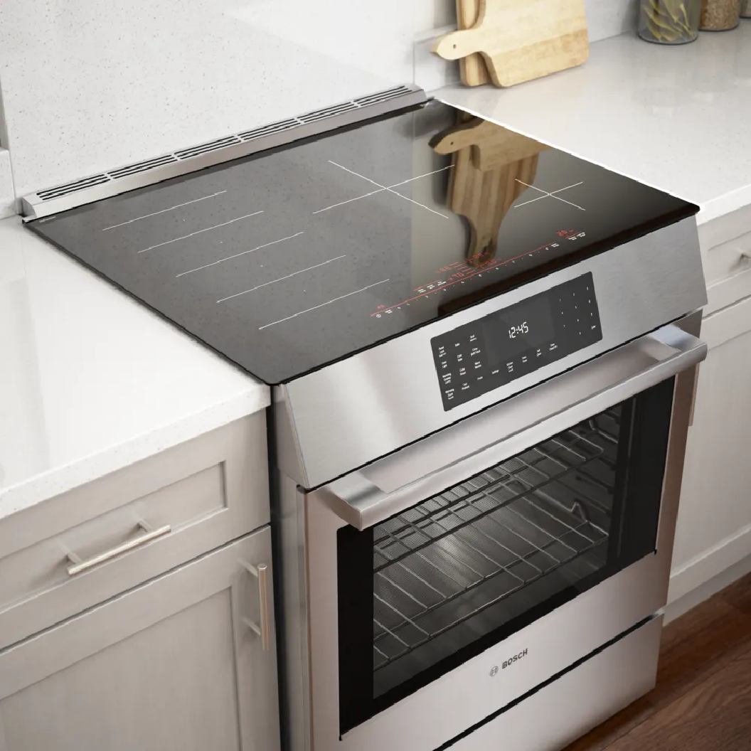 Cuisinière à induction encastrable 30 po Inox - Série Benchmark avec Tiroir réchaud