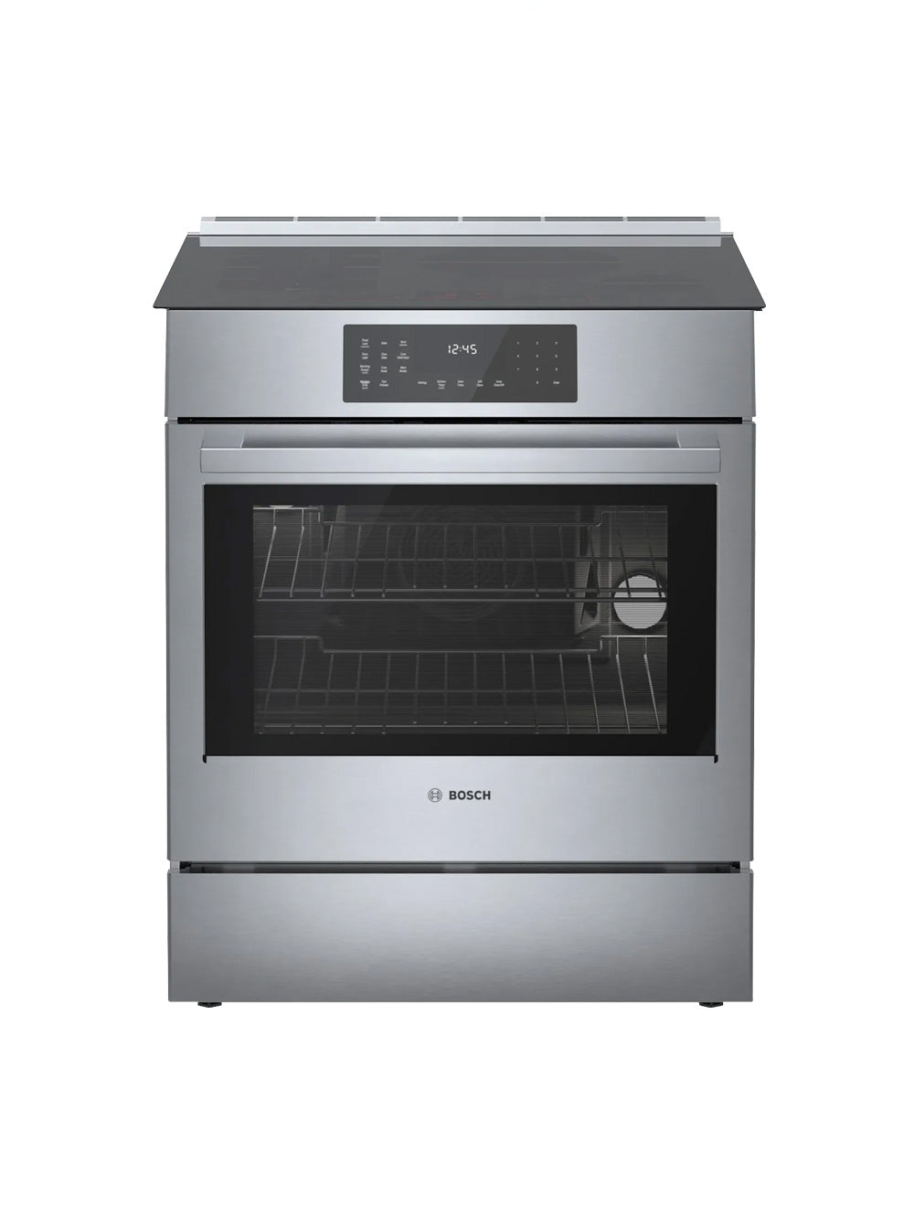 Cuisinière à induction encastrable 30 po Inox avec Tiroir réchaud