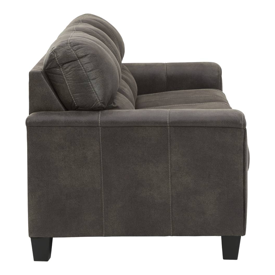 Sofa aspect cuir gris - Navi