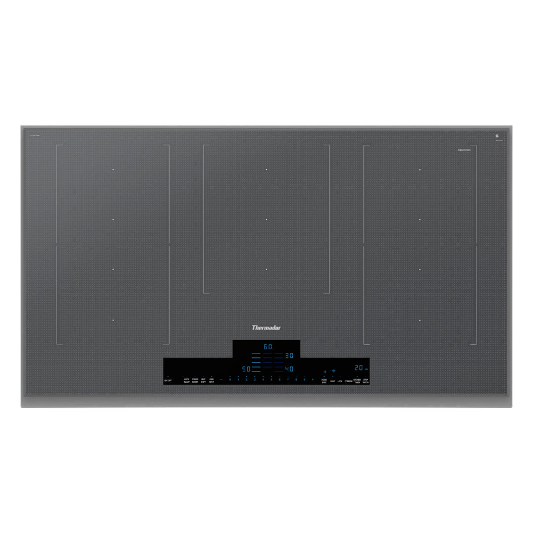 Plaque de cuisson à induction 36 po, Argent à 5 zones avec LibertyMD et Wi-Fi - Série Masterpiece®