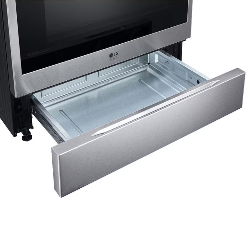 Cuisinière à induction encastrable 30 po 6,3 pi³ Inox avec Convection ProBake®, Air Fry et InstaView®