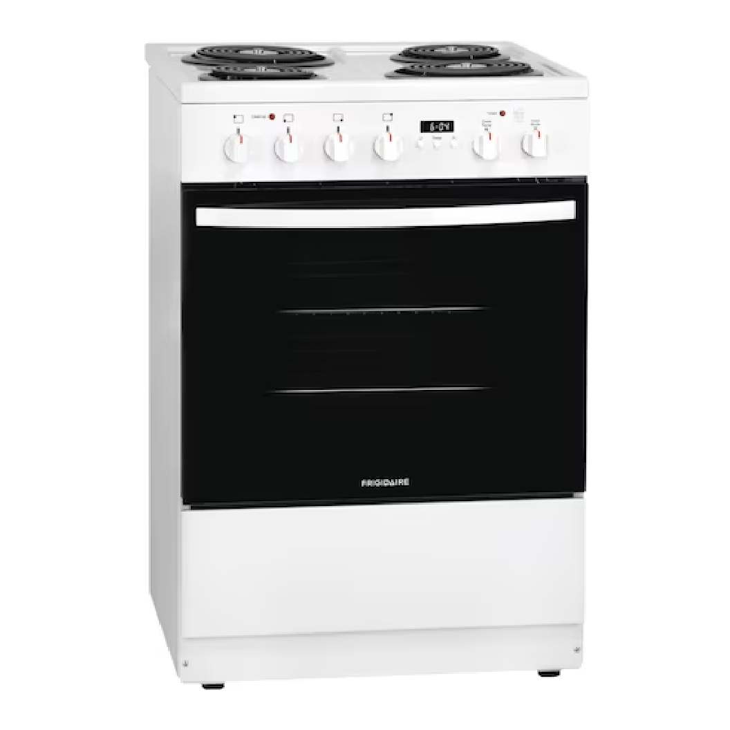 Cuisinière électrique 24 po. 1,9 pi³, Blanc