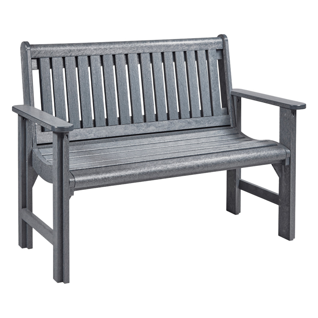 Banc de jardin en plastique recyclé - B01