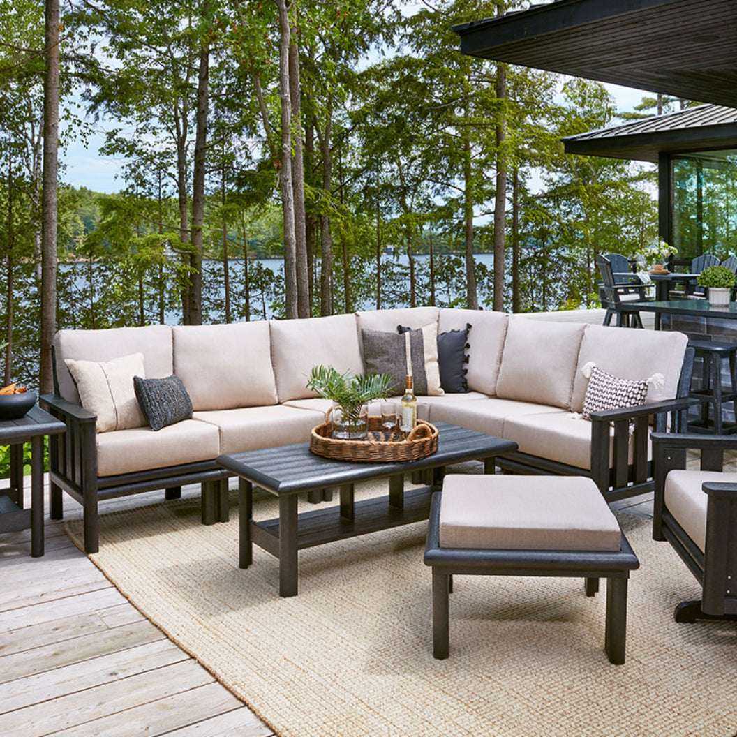 Table basse extérieure en plastique recyclé - Stratford DST267