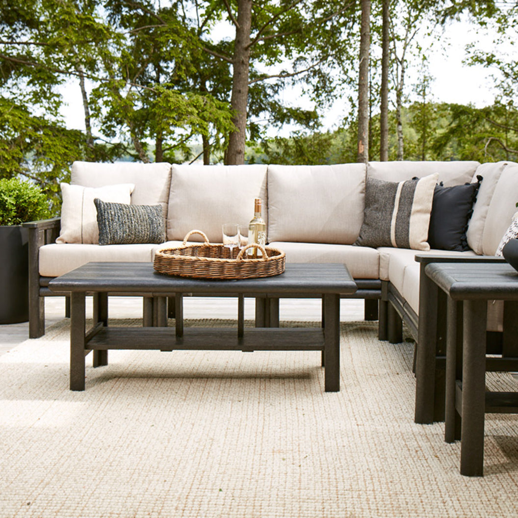 Table basse extérieure en plastique recyclé - Stratford DST267