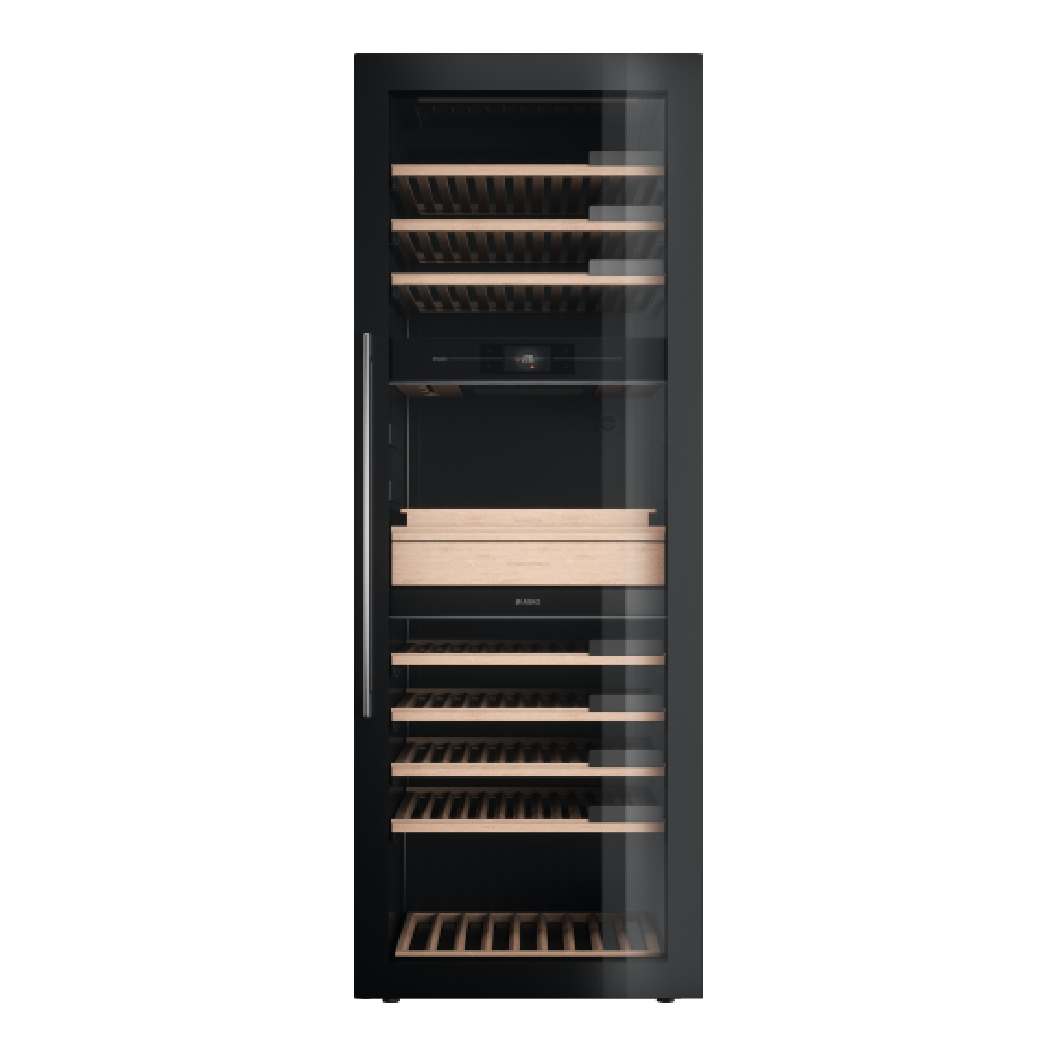 Refroidisseur à vin 28 po, 190 btl Noir à 3 zones