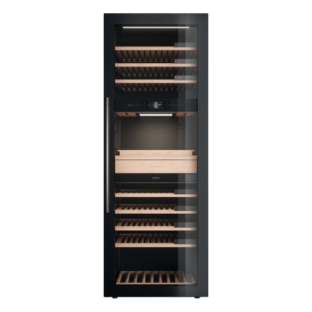 Refroidisseur à vin 28 po, 190 btl Noir à 3 zones