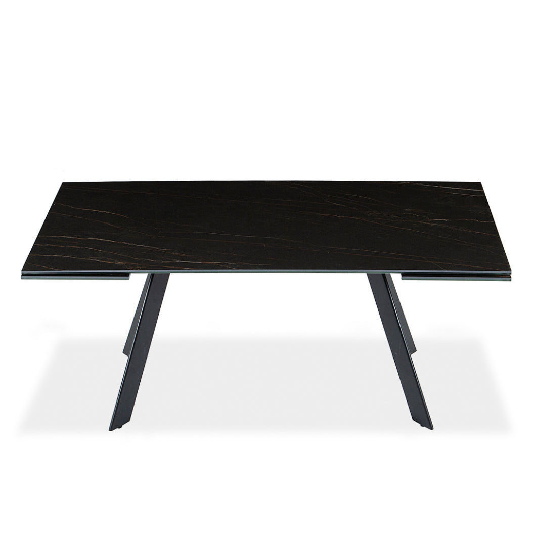 Table de salle à manger rectangulaire en céramique avec rallonge - Gabriel