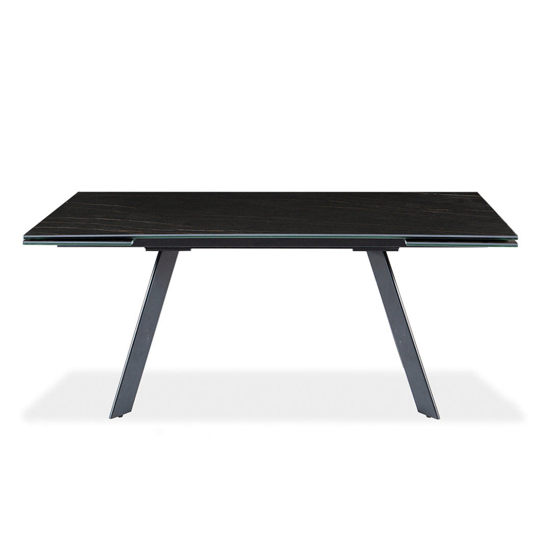 Table de salle à manger rectangulaire en céramique avec rallonge - Gabriel