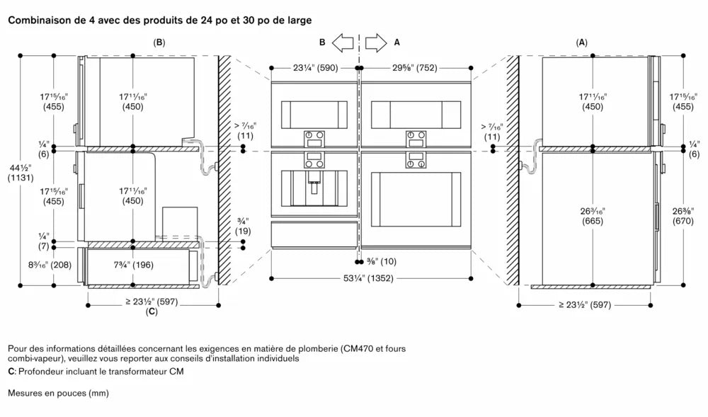 Machine espresso tout automatique encastrable - Série 400