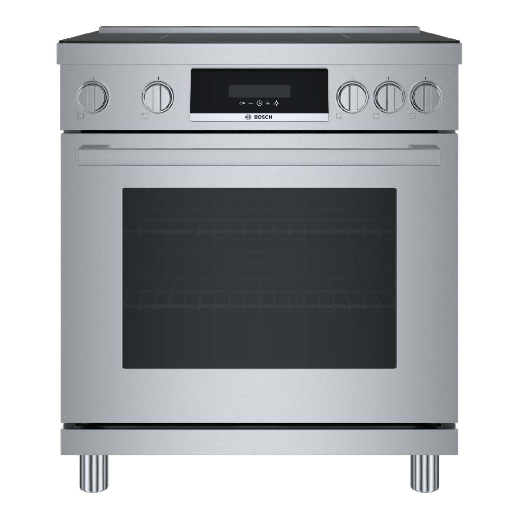 Cuisinière encastrable à induction 30 po, 3,9 pi³ Inox - Série 800 à 4 zones
