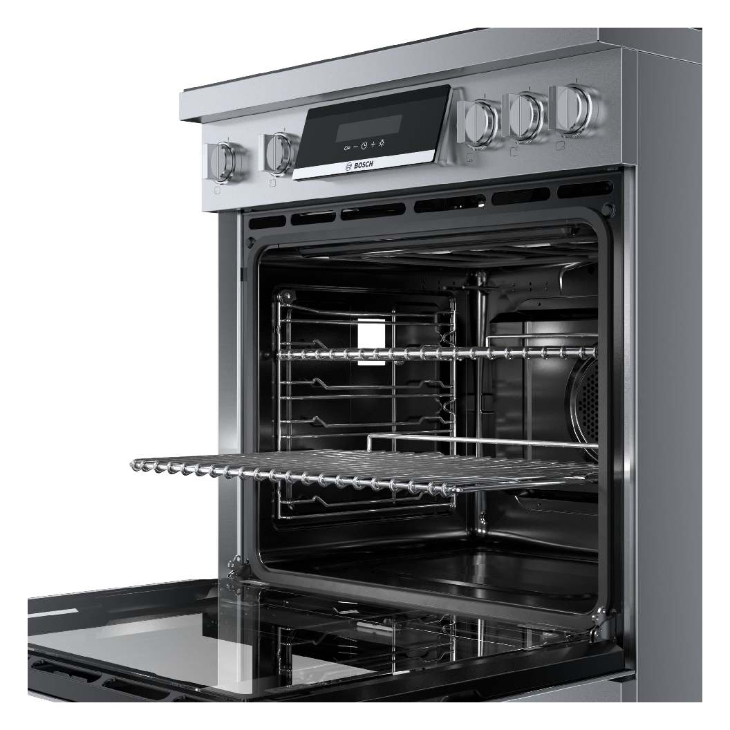 Cuisinière encastrable à induction 30 po, 3,9 pi³ Inox - Série 800 à 4 zones