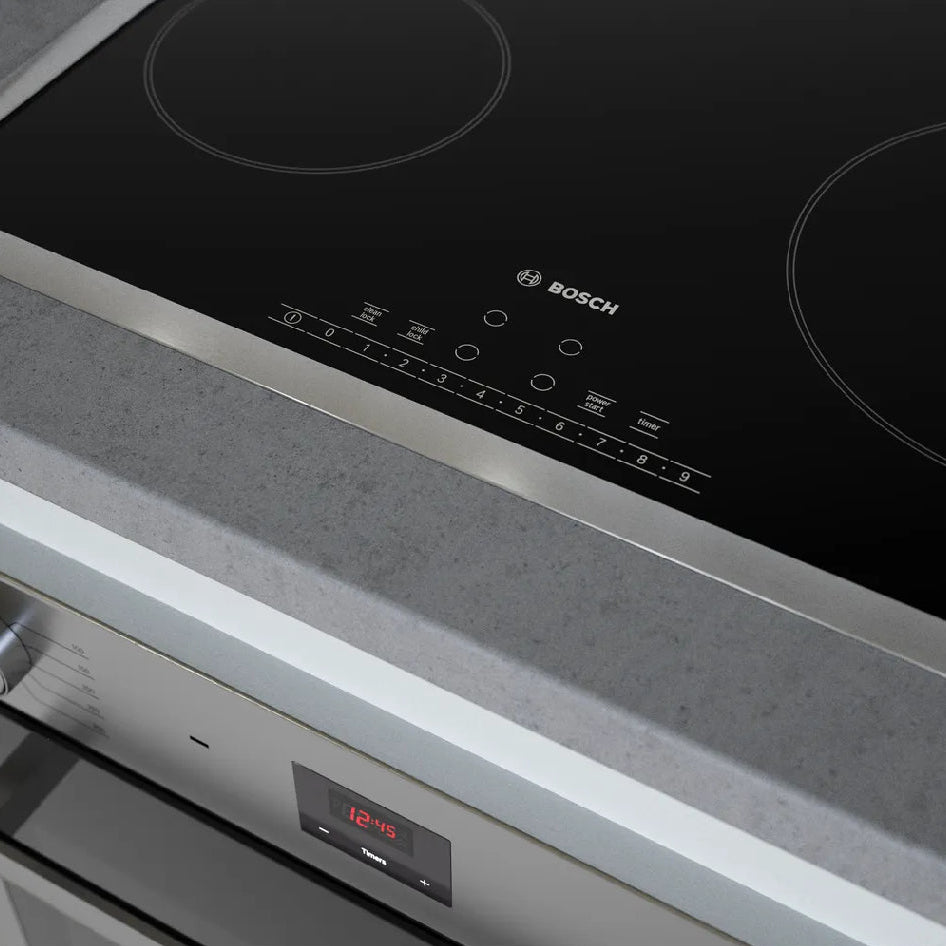 Plaque de cuisson électrique 24 po, Inox à 4 zones avec PreciseSelect® - Série 500