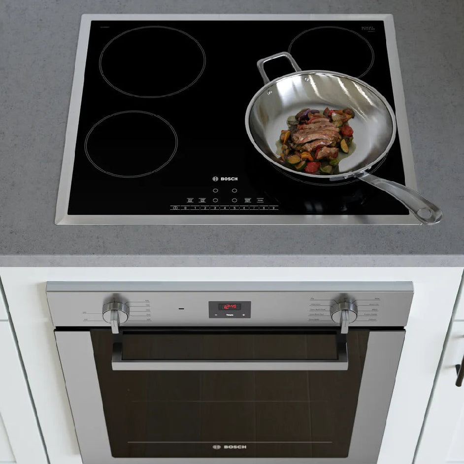 Plaque de cuisson électrique 24 po, Inox à 4 zones avec PreciseSelect® - Série 500
