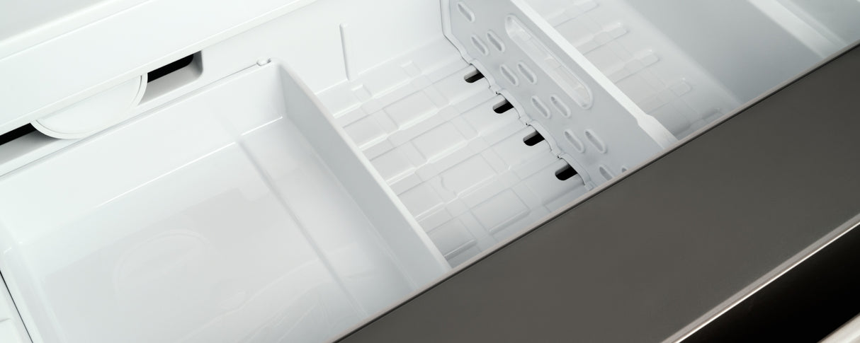 Réfrigérateur porte française 36 po, 22,5 pi³ Inox 4 portes - Héritage avec machine à glaçons