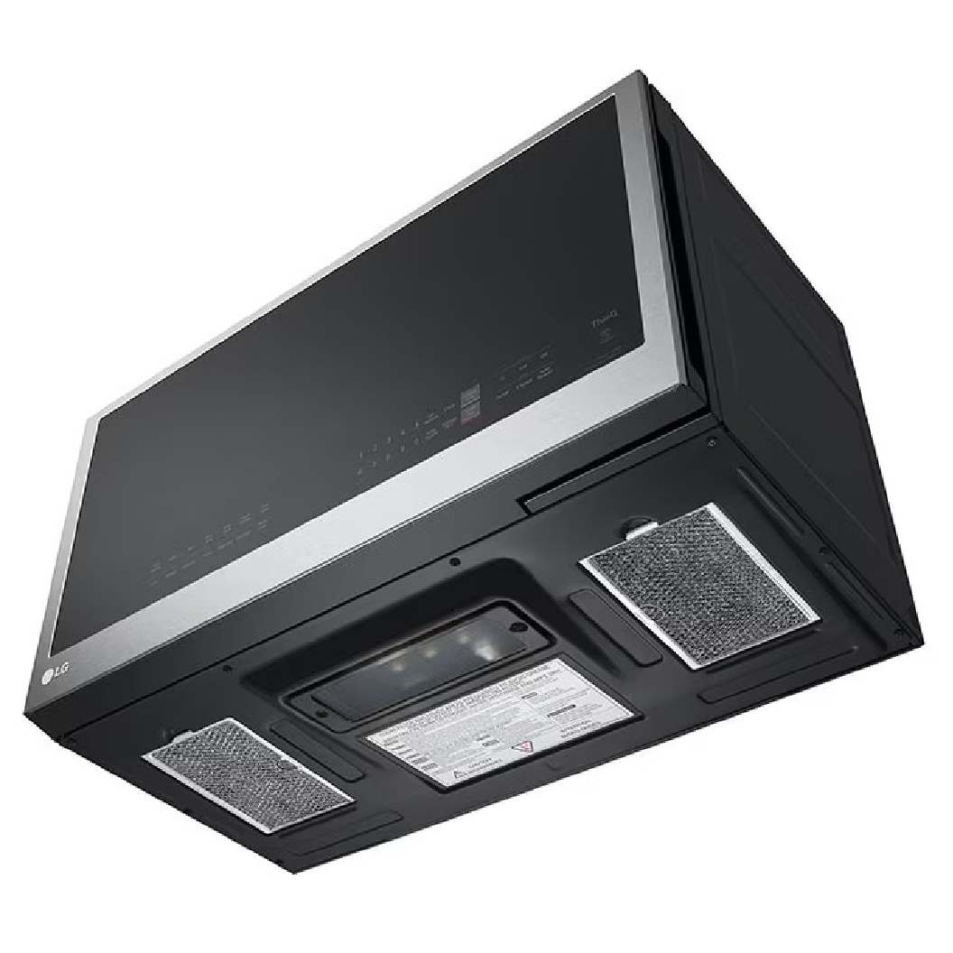 Micro-ondes à hotte intégrée 30 po, 2 pi³ Inox avec Wi-Fi