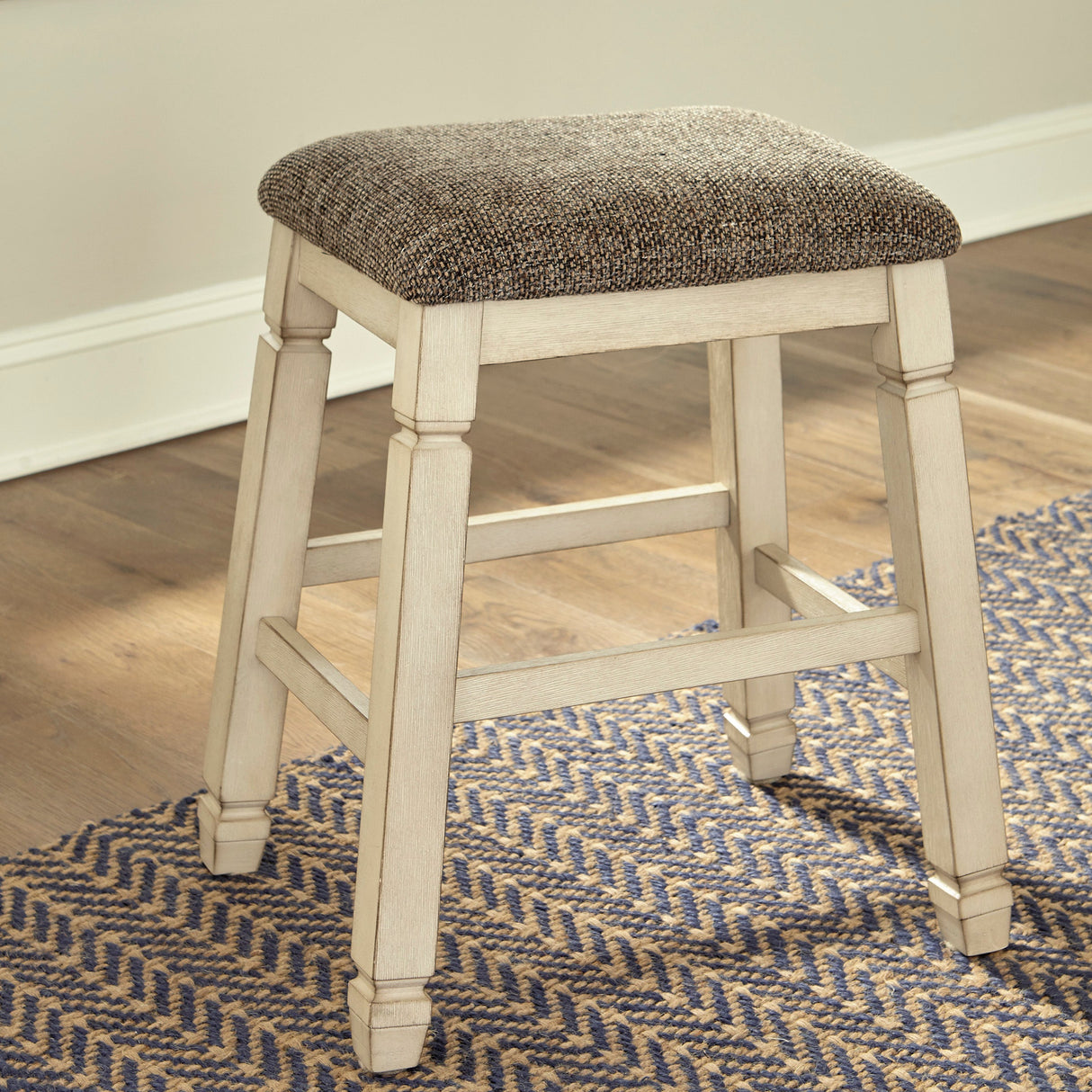 Ensemble de 2 tabourets de comptoir rembourrés - Bolanburg