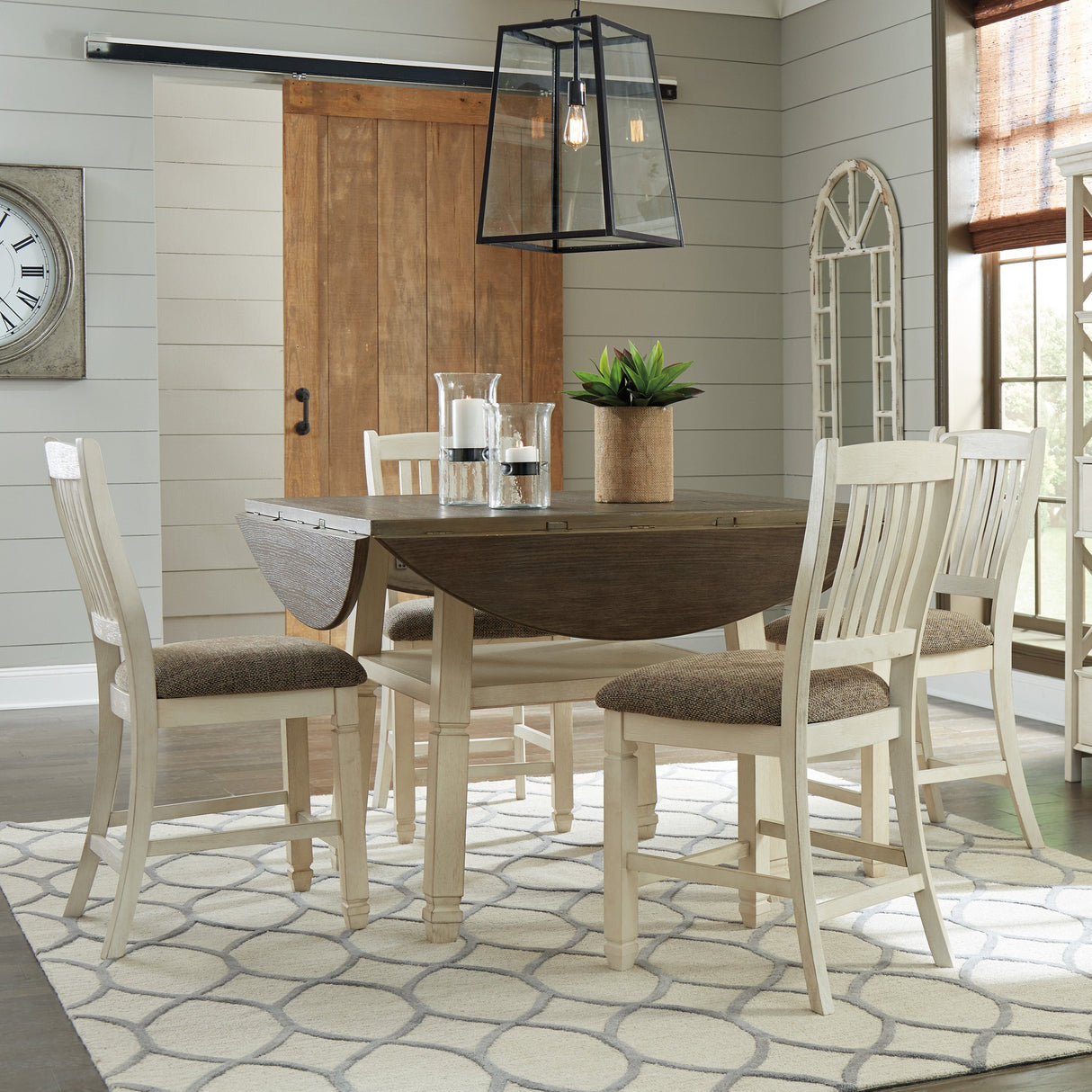 Ensemble de 2 tabourets de bar rembourrés - Bolanburg