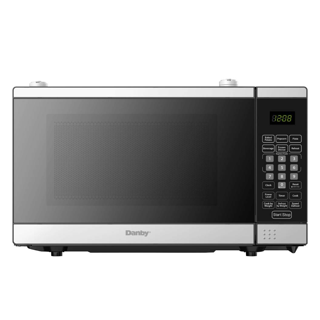 Micro-onde de comptoir 0,7 pi³, 700 watts, acier inoxydable