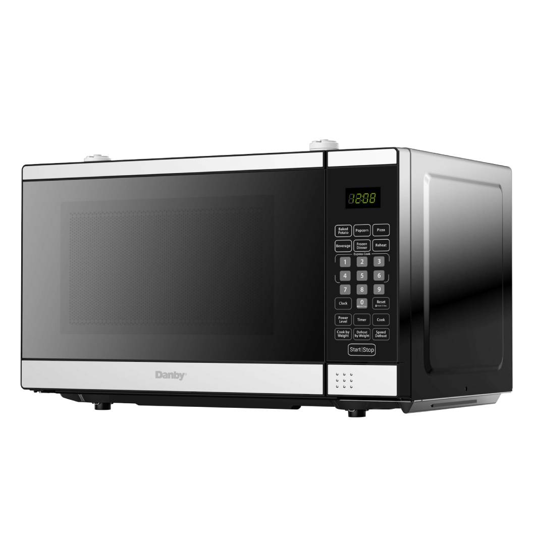 Micro-onde de comptoir 0,7 pi³, 700 watts, acier inoxydable