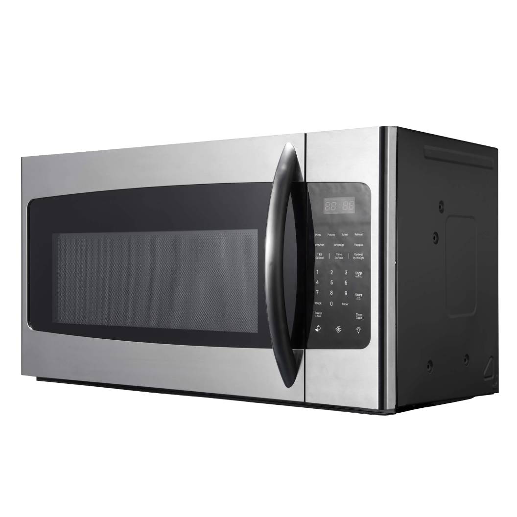 Micro-ondes à hotte 1,6 pi³, 1000W, en acier inoxydable