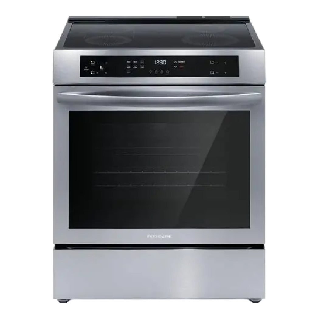 Cuisinière à induction encastrable 30 po 5,3 pi³ Inox avec 4 zones